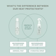 Hairitage Heat Protectant Spray for Re-Heat Styling on Dry Hair + Absorbs Oil, 5oz