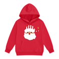 thumbnail image 4 of Mercatoo Kids Christmas Hoodie Girls Winter Cute Santa Graphic Long Sleeve Pullover Sweater Holiday Party Soft Cotton Clothes, 4 of 6