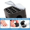 thumbnail image 5 of Gustave 8 Pack Magnetic Cable Management Clips Adhesive Phone Charger Cord Holder Under Desk Wire Organizer Keeper for Home Office Car Wall Desktop (Black & White), 5 of 10