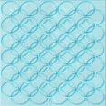thumbnail image 1 of Ahgly Tapis d'Intérieur Lavable en Machine Carré Transitionnel Bleu Diamant Bleu, 5 Pieds Carré, 1 of 7
