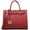 Burgundy, variant on Dasein Women Satchel Purses Handbags Belted Top-handle Work Tote Shoulder Bags with Long Strap
