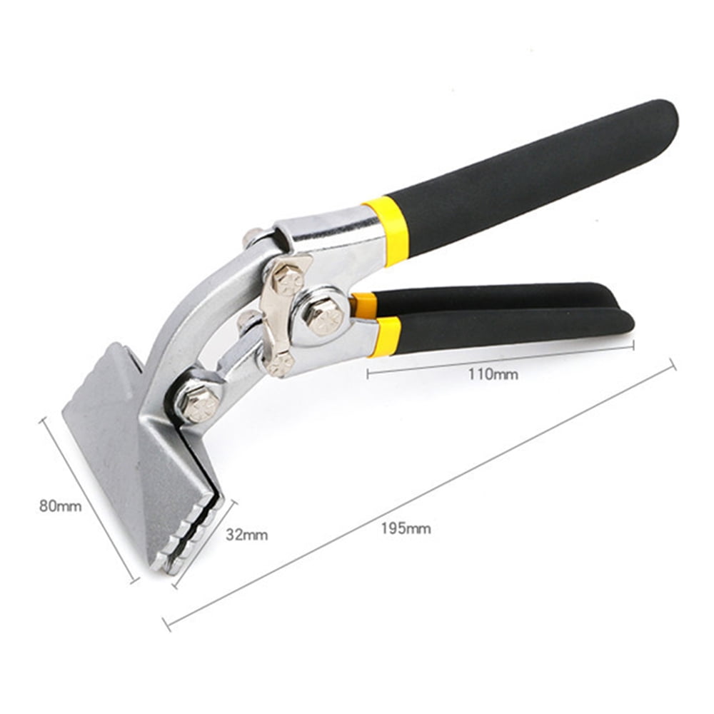 Sheet Metal Bending Pliers Crimping Tool Hand Seamer Wide Jaw 75mm