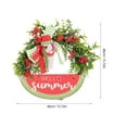 thumbnail image 2 of Raindrops Assorted Color Plastic Wreath for Home Decor Bright and Long Lasting Door Wreath 12.5 Inches, 2 of 8