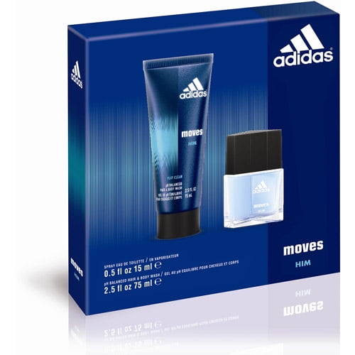 Adidas Moves by Adidas Gift Set .5 oz Eau De Toilette Spray + 2.5 oz