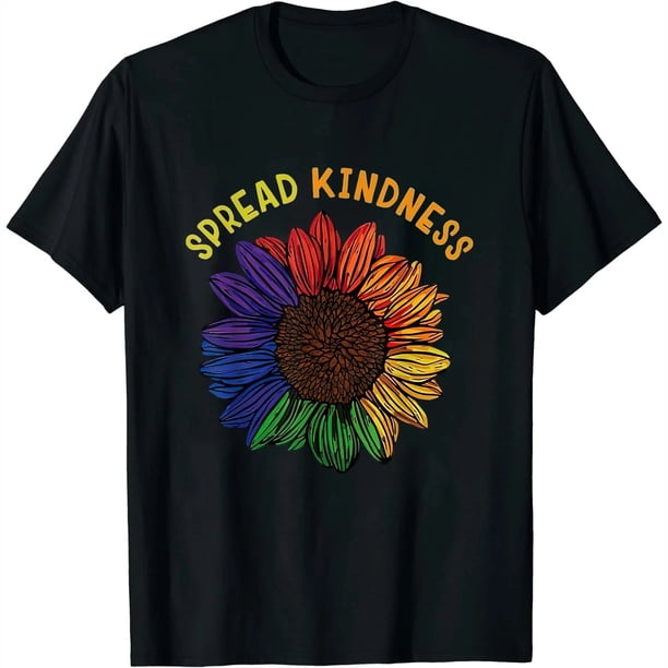 Playera para Mujer Talla Chica Negra: Sé Amable, Difunde Amabilidad