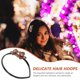 thumbnail image 5 of Decorative Headband Girls and Women Baroque Circular Hairband Black Acetate Material Anti-Slip 1Pack, 5 of 5