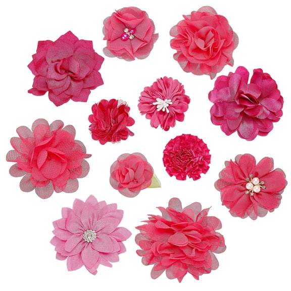 Dog Collar Bows and Flowers Attachment Small Medium Dogs Puppies Cats DIY