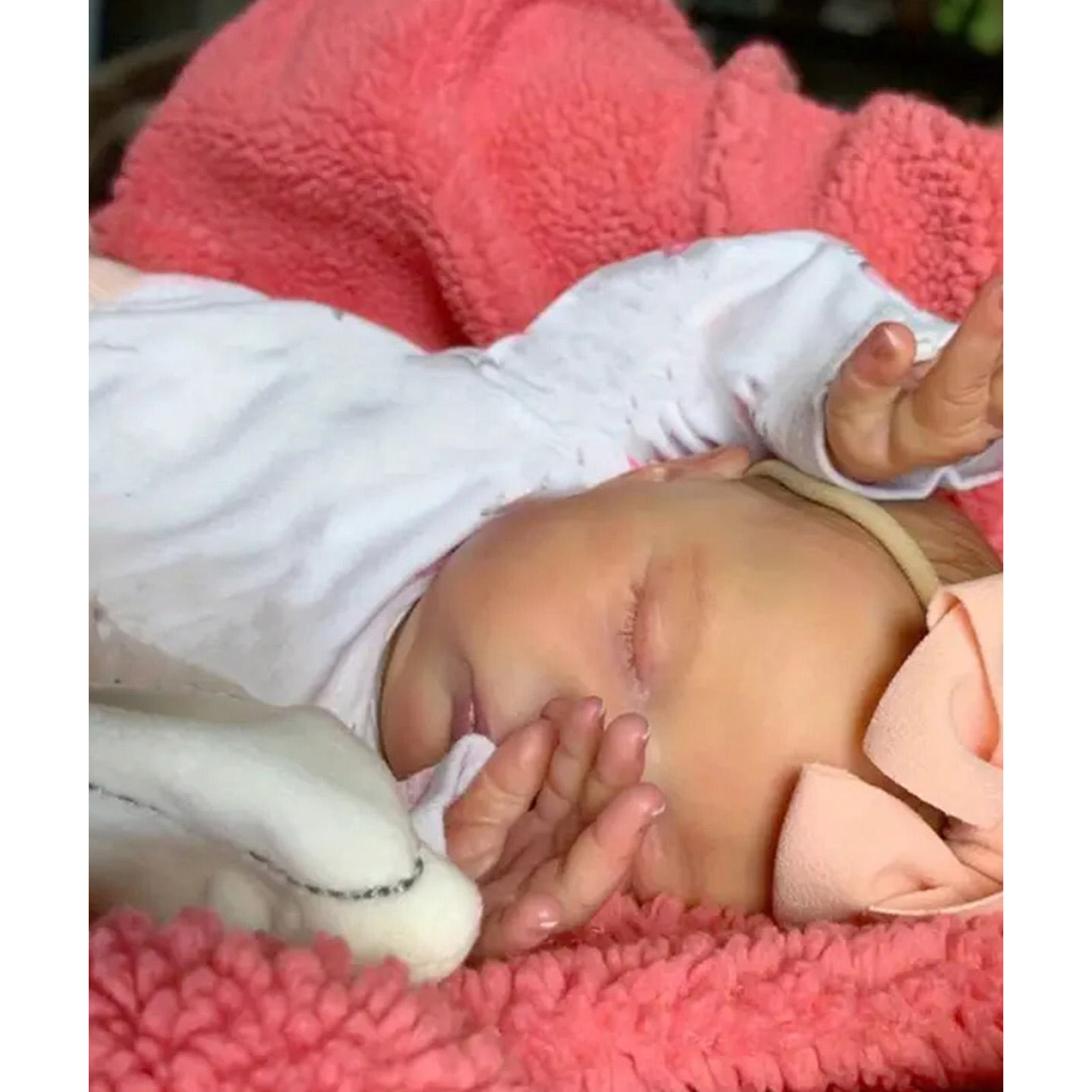 20 Inch Laura Finished Painted Realistic Reborn Baby Doll Handmade Reborn Premature Baby Newborn Child Toy Character Gift Doll Christmas Gift/Thanksgiving Gift/Birthday Gift