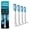 White, variant on Philips Sonicare C3 Two-In-One - Genuine Replacement Electric Toothbrush Heads, White, 4 Pack One Year Supply, HX9044/65