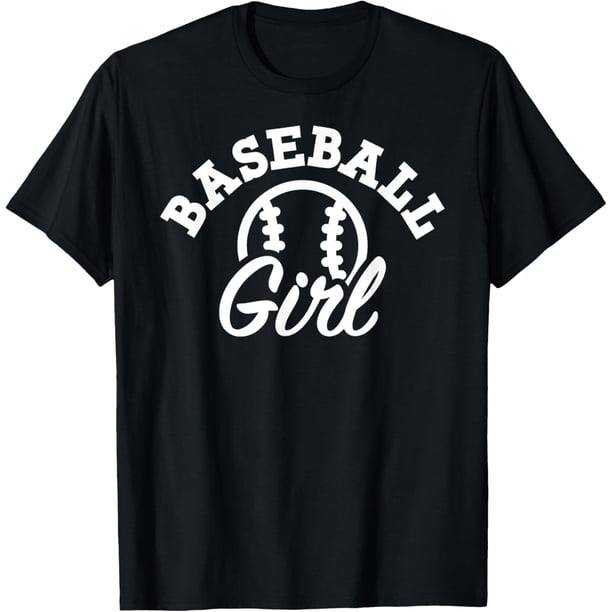 Camiseta de béisbol para niña
