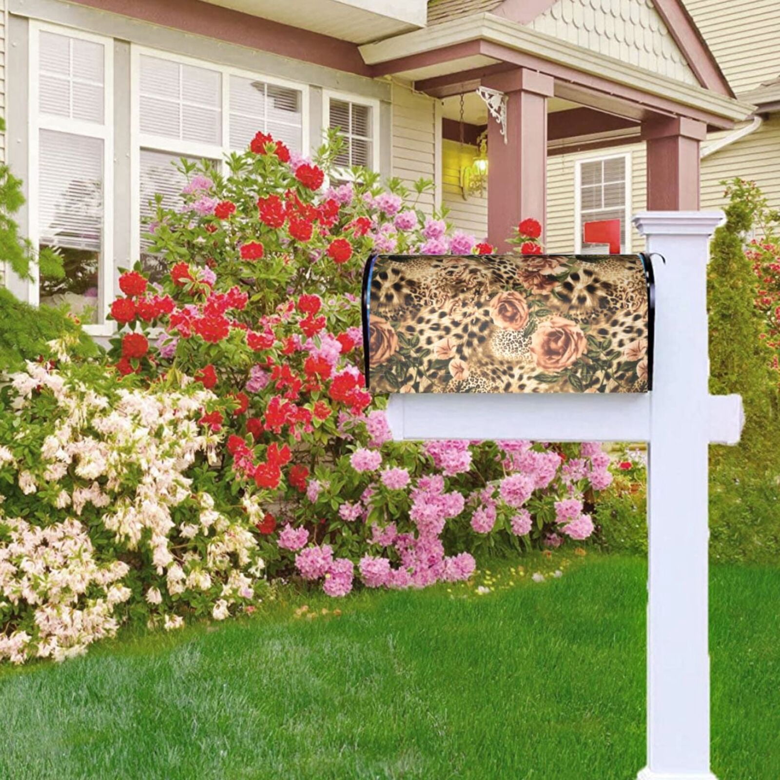 Kdxio Magnetic Mailbox Cover 21x18 in Mailbox Cover Outdoor Decoration Holiday Mailbox Covers for Home Garden Yard-21x18 in