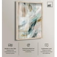 thumbnail image 2 of Whispering Colors I Shadowbox Print Green Abstract Art by Art Remedy, Blonde Frame, 16 x 24, 2 of 7