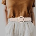 thumbnail image 4 of EXHUMKY Cinturón Vintage Beige Para Mujer Con Bohemio A Mano Para Y Abrigos, 4 of 6