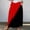 Red, variant on Ofreoo Women's Printed Elastic Waistband Pleated Pocket Skirt With Mid Calf Skirt Long Skirts for Women Great Gifts for Less