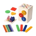 thumbnail image 4 of Niños Caja de Clasificación de Niños Juego Juguetes de Clasificación de Madera Educación Caja de Clasificación de Madera Juguetes para Niños N, 4 of 9