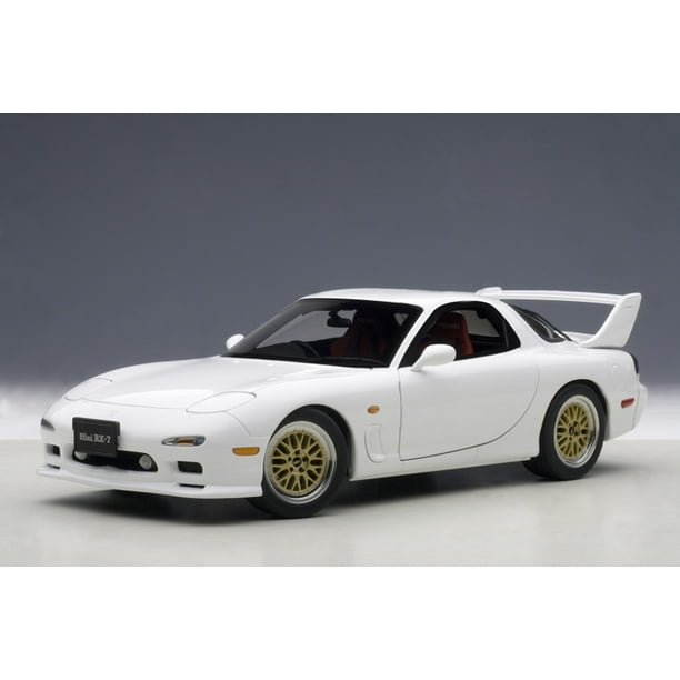 MAZDA RX-7(FD) Tuned Version in Pure White Model Car in 1:18 Scale by AUTOart - Walmart.com