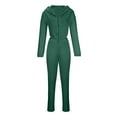 thumbnail image 6 of Lindreshi 2 Piece Sweat Suits for Women Fashion Women V-Neck Casual Solid Color Long Sleeve Sweatshirt+ Pant Set, 6 of 7