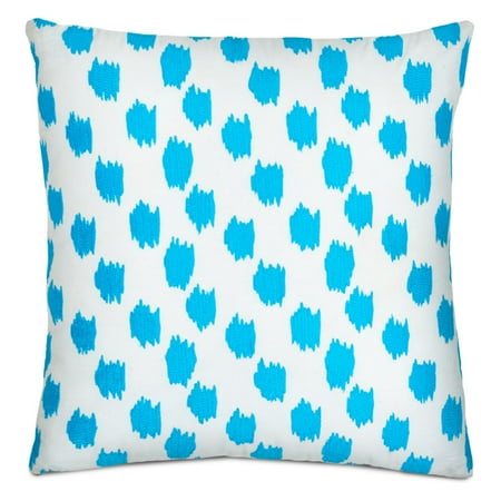 - WestPoint Home Jill Rosenwald Greek Key Turquoise Embroidered Decorative Pillow