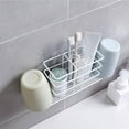 thumbnail image 4 of Wall Mounted Toothbrush Storage Rack, Non Perforated Bathroom Holders, Mouthwash Cup Set, Iron Material, Multi Functional Storage, Stable Load Bearing, Fashionable Appearance, Easy To Clean, 4 of 6