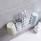 thumbnail image 4 of Xihbxyly Portacepillos de Pared, Estante de Hierro, Diseño Sin Perforaciones, Organizador de Baño Multifunción, Juego de Vasos para Cepillos de Dientes Que Ahorra Espacio, Fácil de Limpiar, 21,5 X 10, 4 of 6