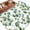 Green White, variant on 6'x9' Area Rugs, Eucalyptus Leaves Indoor Outdoor Area Rug for Living Room Bedroom, Teal Botanical Spring Summer Washable Bathroom Rugs Kitchen Floor Carpet Mats Home Decor Aesthetic
