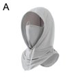 thumbnail image 3 of Ice Silk Cooling Sun Hat with Face Mask and Neck Cover Adjustable for Cycling UV Protection, 3 of 8
