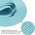 thumbnail image 5 of Lake Blue Placemats Set of 6 Table Mats for Dining Tables Woven Washable Non-Slip Round Braided Place Mats for Party Holliday, 5 of 6