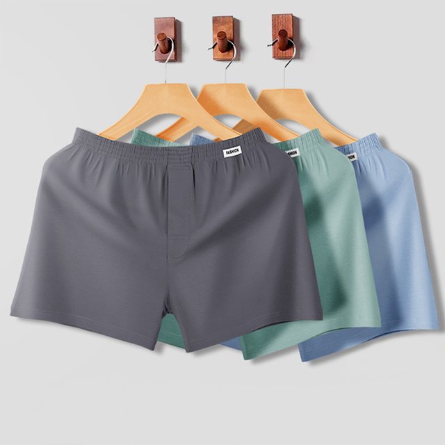 Pantalon de Sommeil Uni pour Homme Shorts Amples Shorts de Pyjama