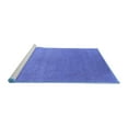 thumbnail image 2 of Ahgly Company Machine Washable Indoor Rectangle Oriental Blue Industrial Area Rugs, 6' x 9', 2 of 4