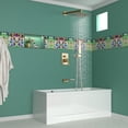 thumbnail image 5 of Boyel Living 3-Function Shower System with Waterfall Tub Spout and Handheld shower Brushed Gold 10 in Square Wall Mount Shower head with Pre-embedded Valve, 5 of 6