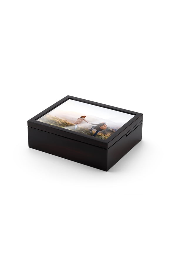 10” x 8” Picture Photo Frame 18 Note Music Jewelry Box - Many Songs to Choose - Teddy Bear's Picnic (John W Bratton)