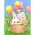 thumbnail image 1 of Pintura de diamante 5D DIY taladro redondo completo conejo pato Kit decoración del hogar arte artesanal FLhrweasw Nuevo, 1 of 9