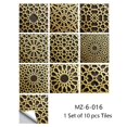 thumbnail image 1 of Azulejos de superficie mate con patrón Retro, 10 Uds., cubiertas de transferencia adhesivas para cocina, baño, mesas, suelo, calcomanías artísticas de pared resistentes Tan Jianjun  unisex, 1 of 2