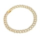 thumbnail image 5 of Collar cubano para hombre, joyería de diamantes de 16 pulgadas, collar de hip hop, cadena de eslabones cubanos de Miami, oro, 5 of 14