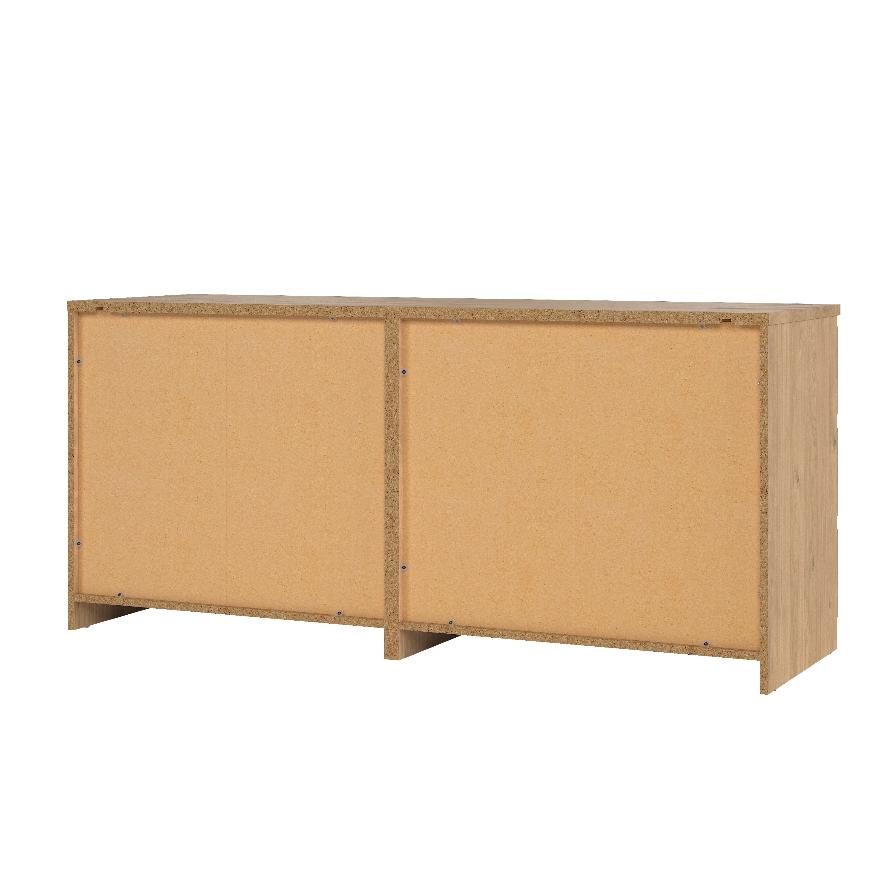 Tvilum Scottsdale 6 Drawer Double Dresser for Adults, Jackson Hickory
