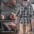 thumbnail image 5 of Men's Carpentry Apron 20 oz Men's Work Apron with 9 Tool Pockets, Heavy Duty Waxed Canvas Apron, 5 of 5
