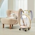 thumbnail image 4 of New Pet Luggage Transparent Bag Trolley Box Large Capacity Pet Cart For Outgoing, 4 of 5