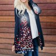 thumbnail image 6 of Uhndy 2022 Jackets for Women, Women Autumn And Winter Loose Long-sleeved Cardigan Christmas Print Coat Winter Coats Christmas Gifts for Women, 6 of 6