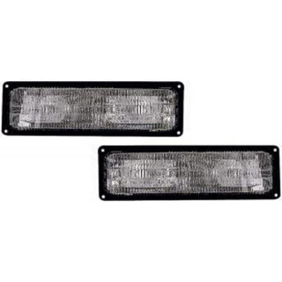 For 1994-2000 GMC C2500 Turn Signal/Parking Light Pair Driver and Passenger Side CAPA Certified For GM2520128 | 5976837