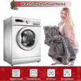thumbnail image 4 of Wearable Blanket Sweatshirt, Thick Flannel Blanket With Sleeves And Giant Pocket_Gift, 4 of 4