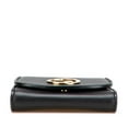 thumbnail image 3 of Pre-Owned Gucci Interlocking G Blondie Medium Chain Shoulder Wallet 725219 Black... (Good), 3 of 12