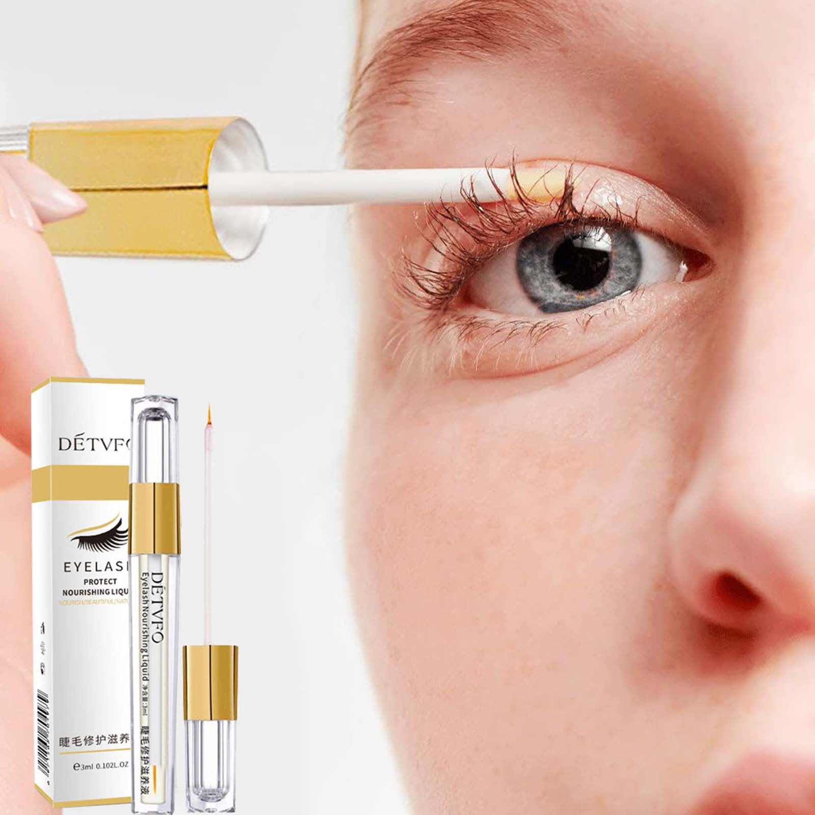 Gzwccvsn Premium Brow and Eyelash Growth Serum, Experience Longer, Thicker & Fuller Eyelashes