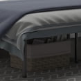 thumbnail image 4 of Heavy - duty tamaño completo marco de cama con almacenamiento: noise - free steel slats, no necesita colchón base, fácil montaje, 4 of 7