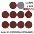 thumbnail image 3 of Vensio -300pcs Set 2-Inch Sanding Discs with Backer Plate and Foam Cushion, 80-3000 Grit Sandpaper, 3 of 11