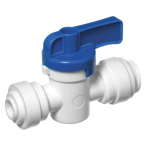 Usa Industrials Manual 2-Way Ball Valve,Push,Acetal ZUSA-VLV-77