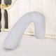 thumbnail image 5 of Almohada ortopédica en forma de V con funda de almohada a juego en forma de V para la espalda, los hombros y el cuello de apoyo Almohada de enfermería y el embarazo Bueno para dormir Disponible en, 5 of 5