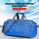 thumbnail image 5 of Bolsa De Viaje Bolsas de viaje al aire libre de tela Oxford bolsas de gimnasio deportivas cilíndricas impermeables (azul), 5 of 7