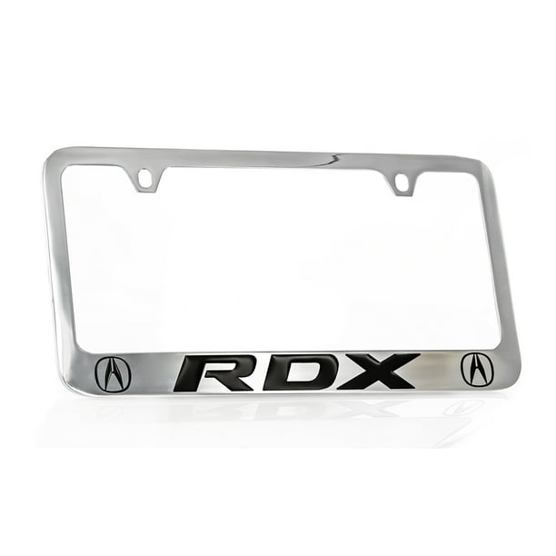 Acura RDX 2013 2016 Logo Chrome Plated Metal License Plate Frame