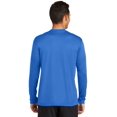 thumbnail image 2 of Port Co Adult Male Men Plain Long Sleeves T-Shirt Royal 2X-Large, 2 of 4