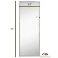 thumbnail image 2 of Hamilton Hills Commercial Restroom Full Length Wall Mirror Contemporary, 2 of 6